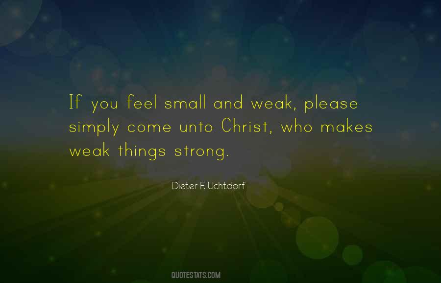Small Strong Quotes #705093