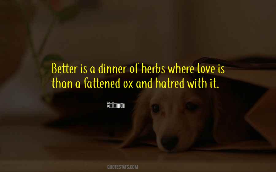 Love Dinner Quotes #1124431