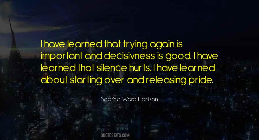 Pride Hurts Quotes #1286192