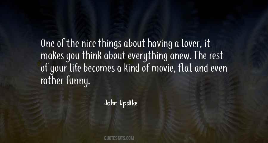 Having Nice Things Quotes #1224212