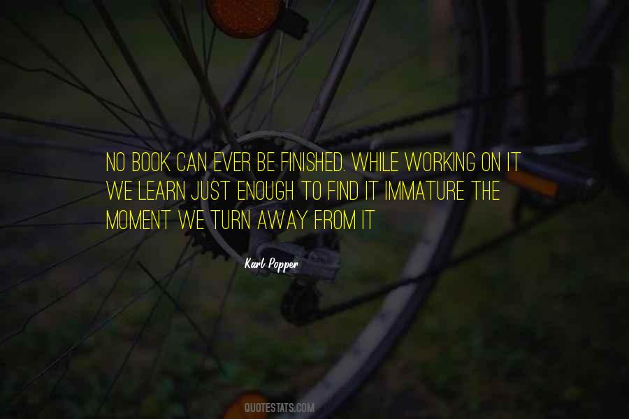 Book Finished Quotes #1584542