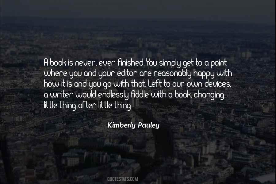 Book Finished Quotes #358301