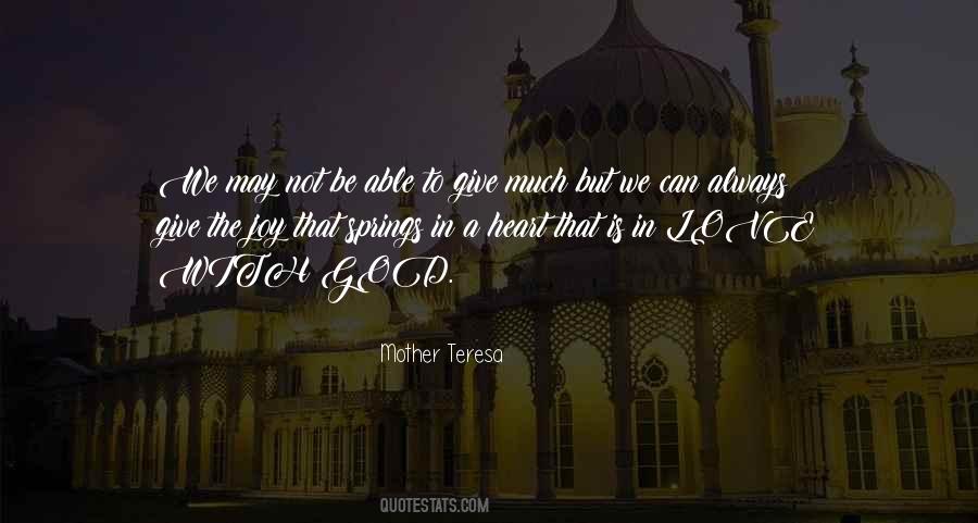 Giving Up Your Heart Quotes #205937