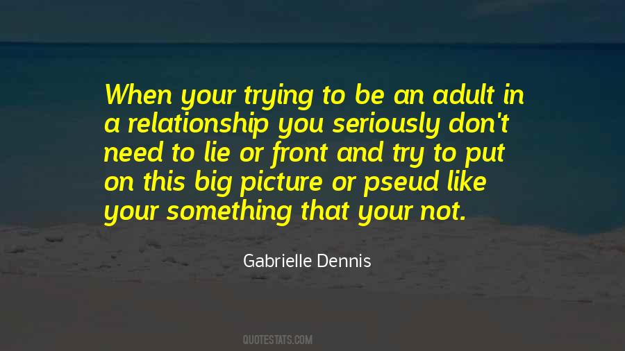 Lying Relationship Quotes #1131908