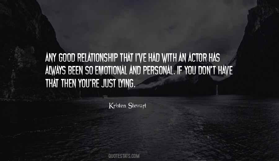 Lying Relationship Quotes #1703357