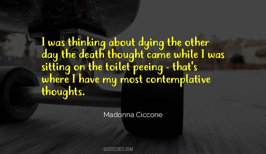 Thoughts About Death Quotes #1469400