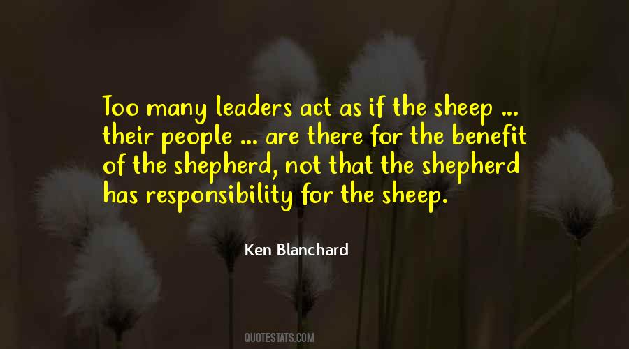 Sheep Without A Shepherd Quotes #160343