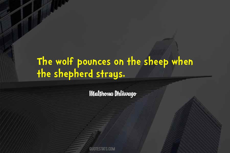 Sheep Without A Shepherd Quotes #361949