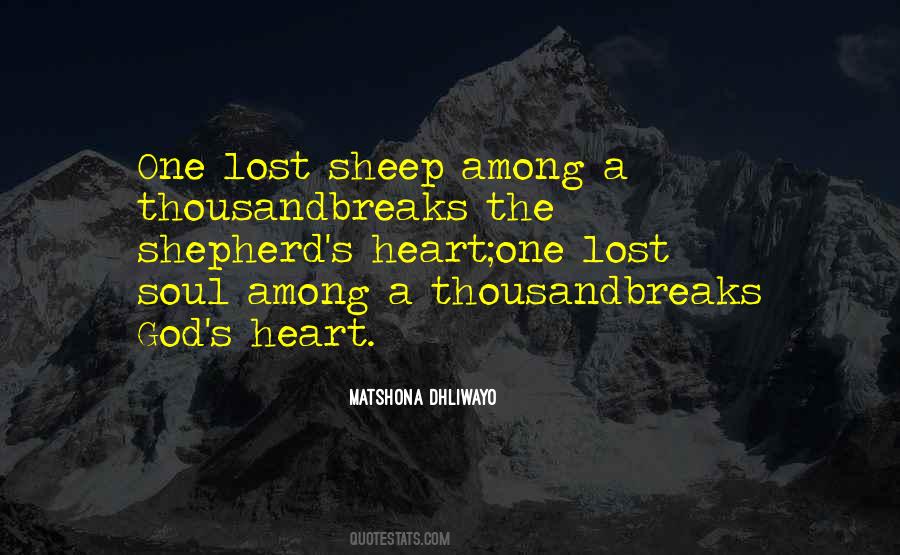 Sheep Without A Shepherd Quotes #376087