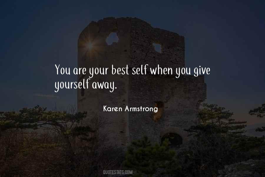 Giving Yourself Away Quotes #1035622