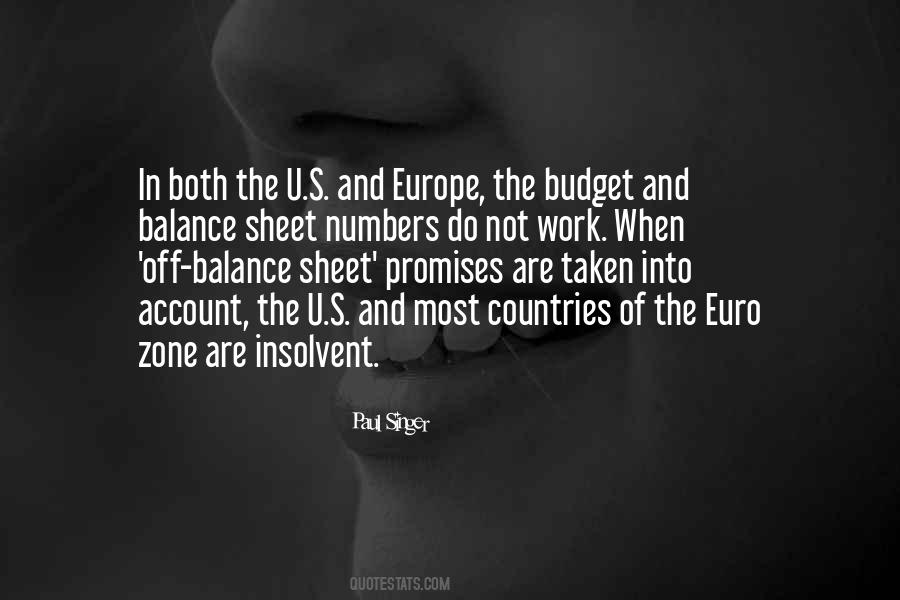 Quotes About The Euro #661099