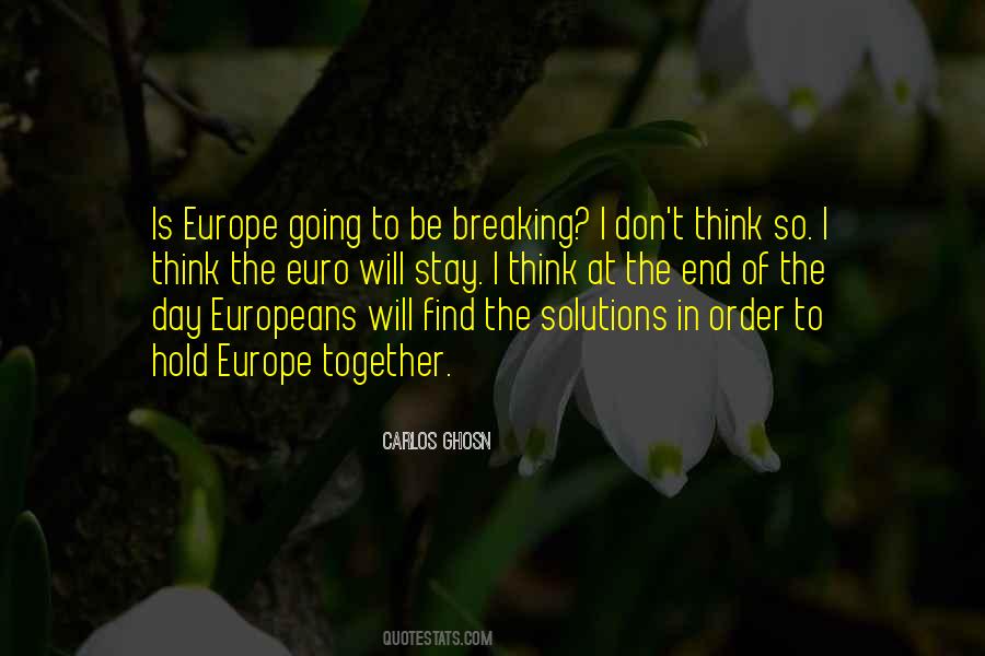 Quotes About The Euro #959128