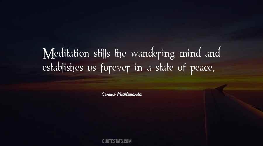 Meditation Peace Quotes #103918