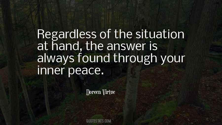 Meditation Peace Quotes #1176296