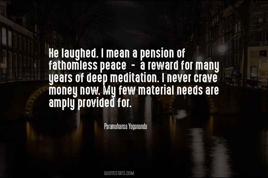 Meditation Peace Quotes #1551378