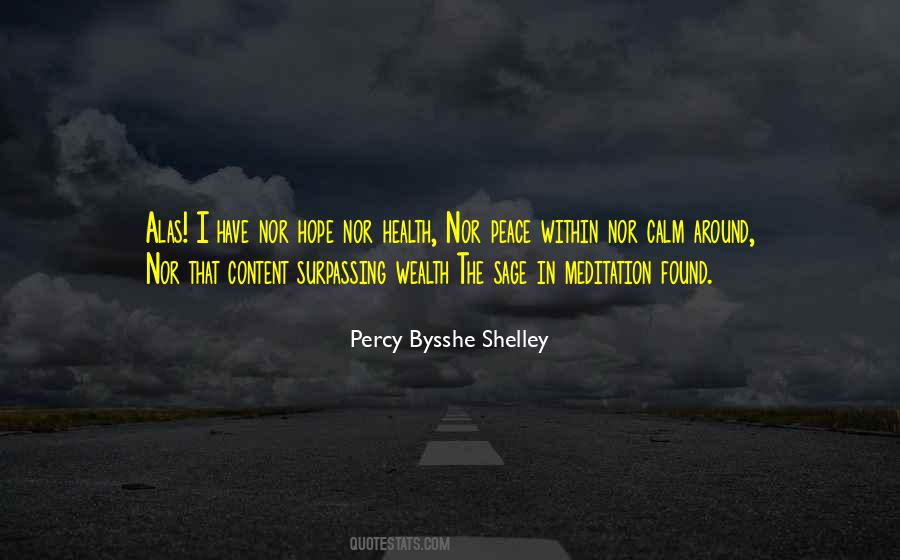 Meditation Peace Quotes #1797941