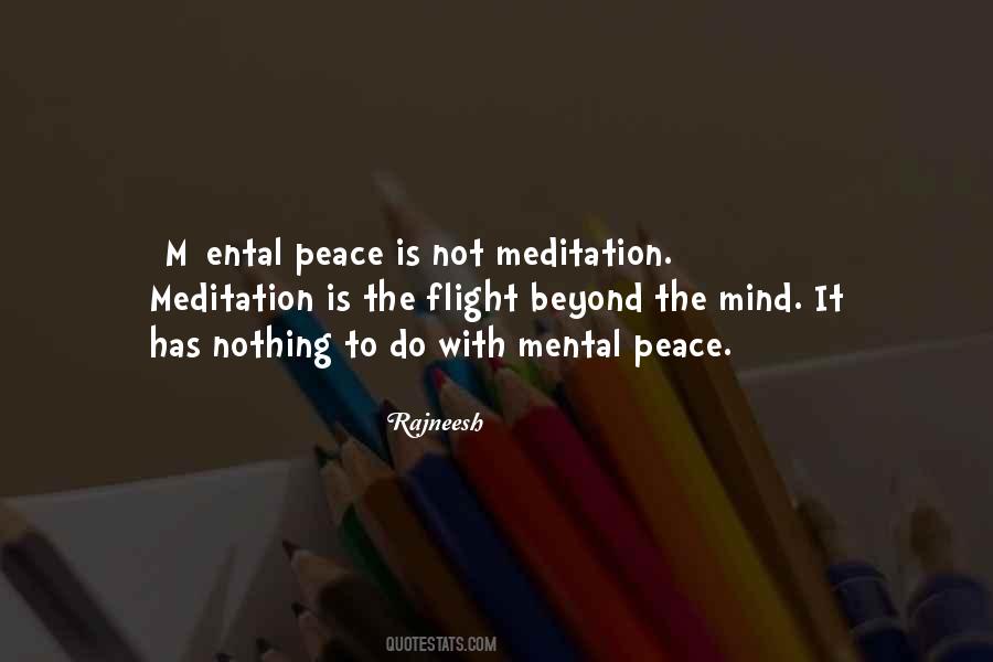 Meditation Peace Quotes #467360