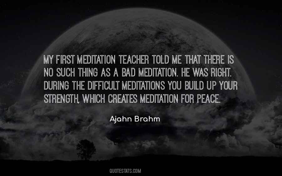 Meditation Peace Quotes #838914