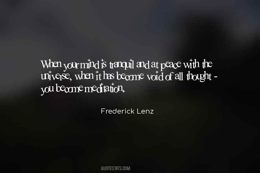 Meditation Peace Quotes #891416