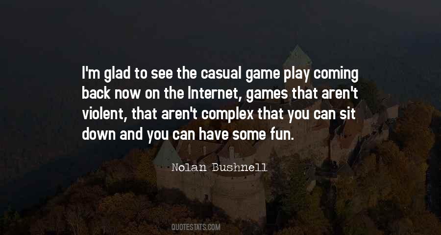 Glad Game Quotes #1273787