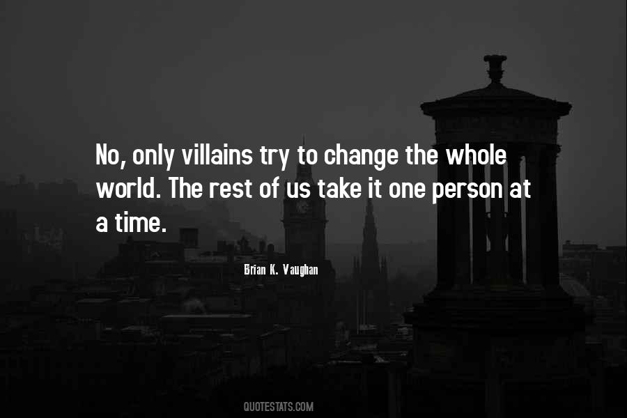 One Person At A Time Quotes #180119