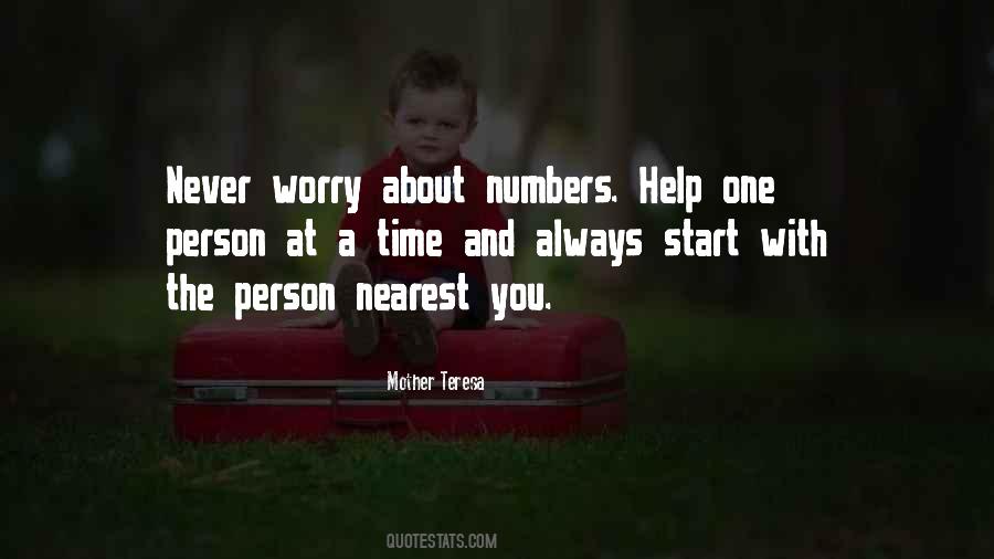 One Person At A Time Quotes #735521