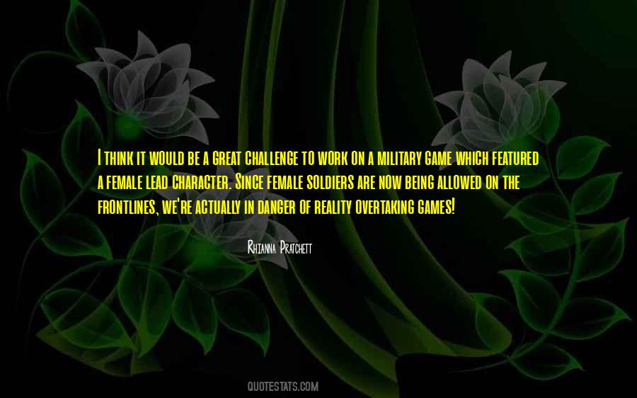 Military Character Quotes #1536654
