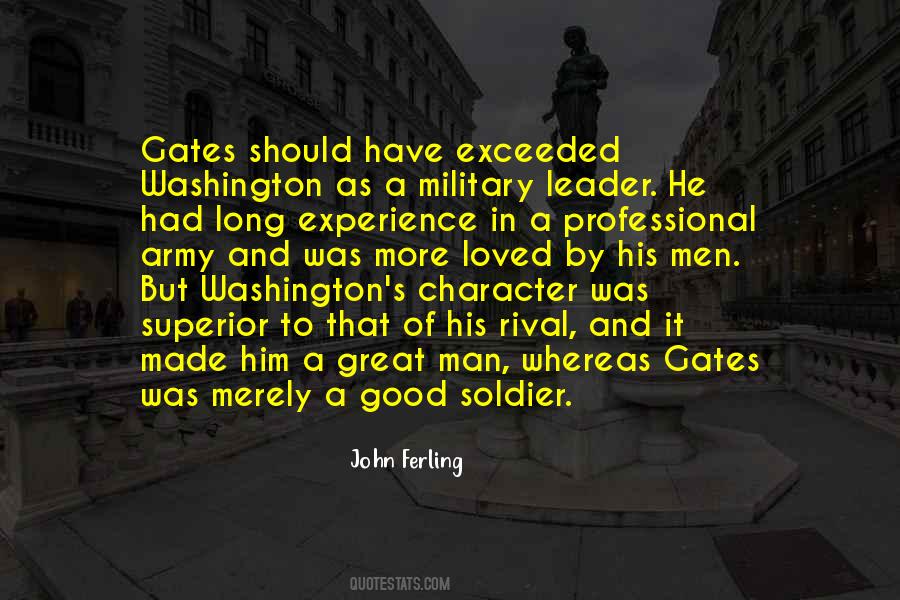 Military Character Quotes #1719078