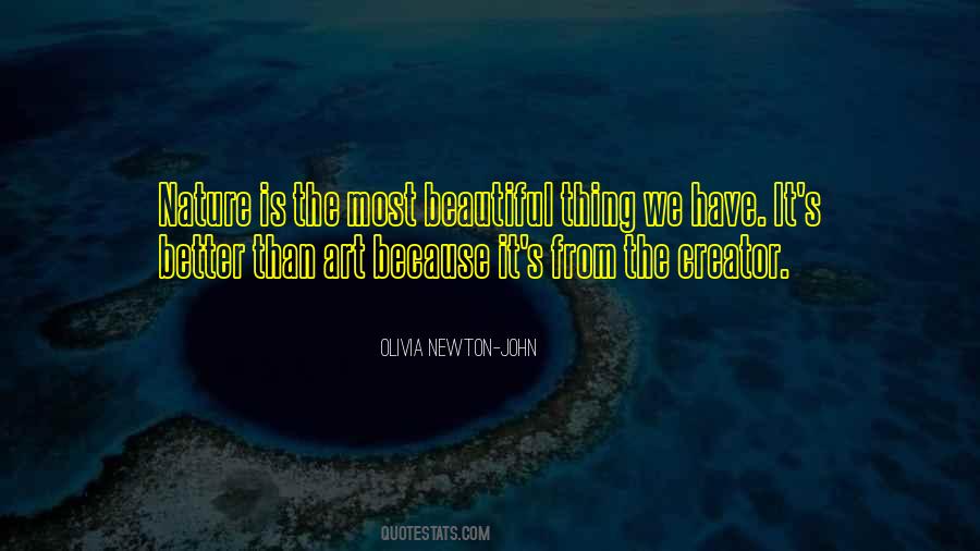 The Most Beautiful Thing Quotes #1105008