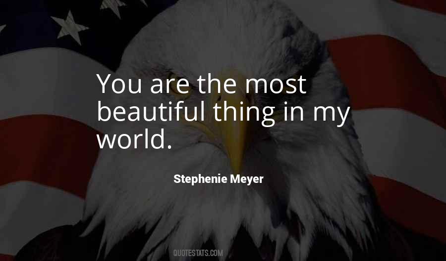 The Most Beautiful Thing Quotes #174825