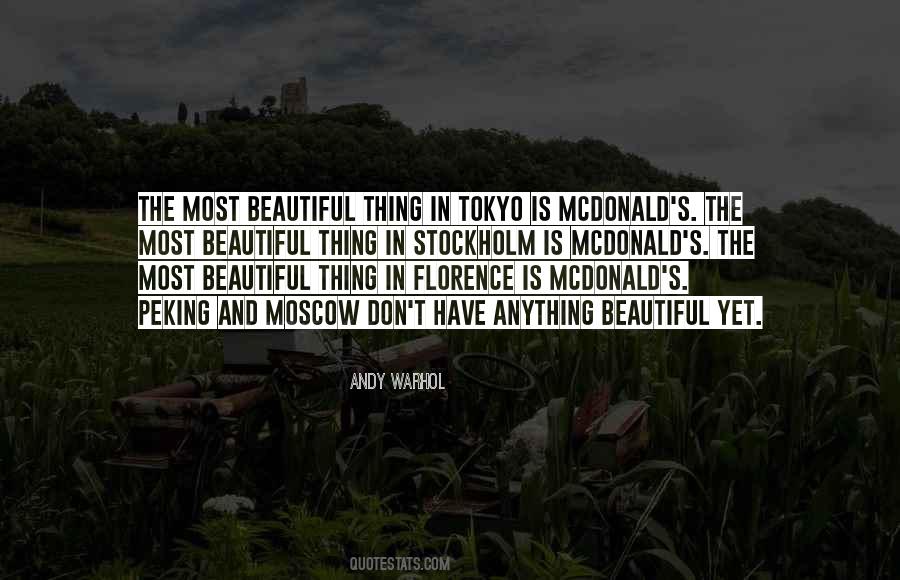 The Most Beautiful Thing Quotes #330973