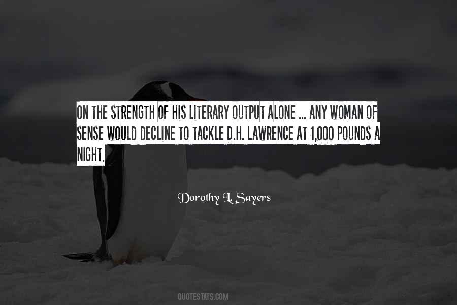 Woman Alone Quotes #1353453