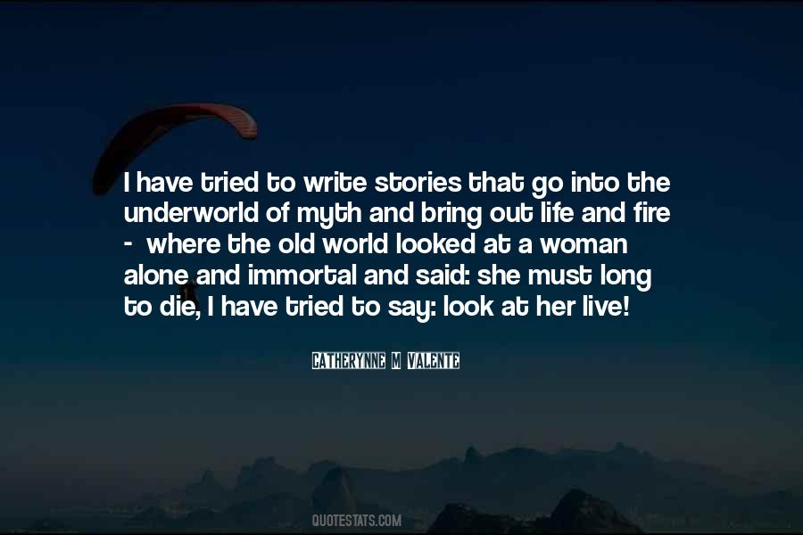 Woman Alone Quotes #293287