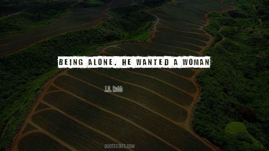 Woman Alone Quotes #44543