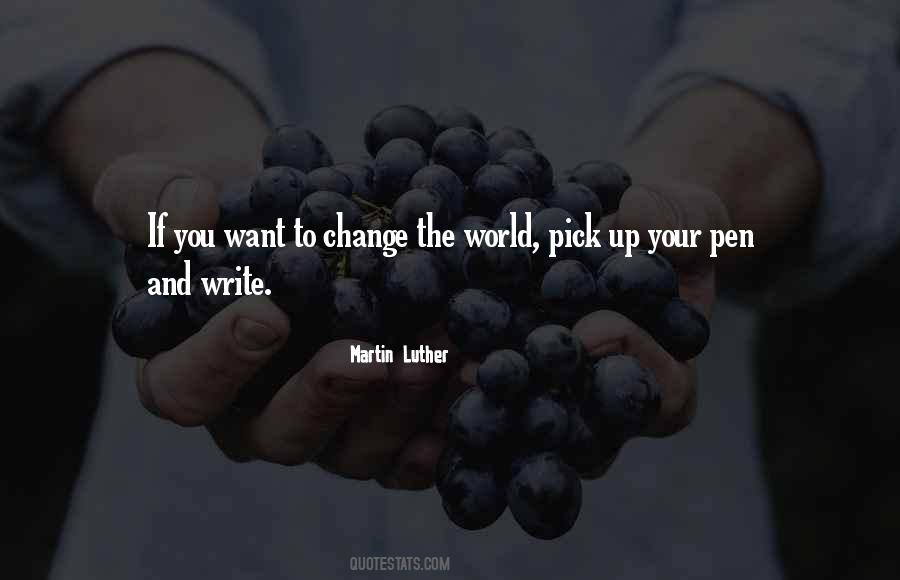 Quotes About Pen And Writing #112742