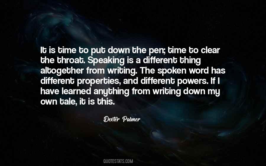 Quotes About Pen And Writing #770042