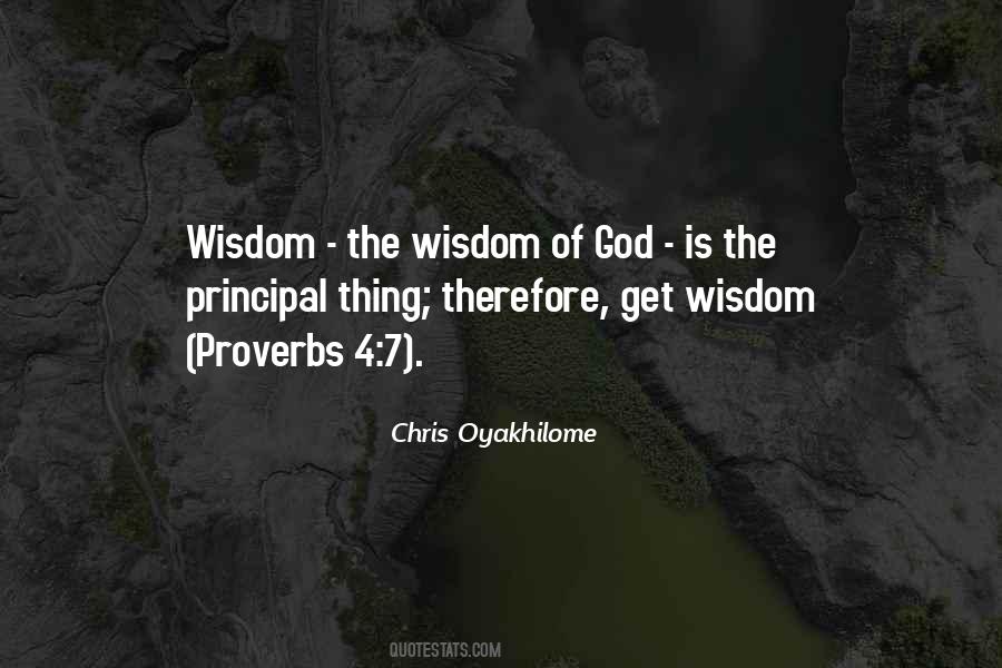 Quotes About The Wisdom Of God #1285496