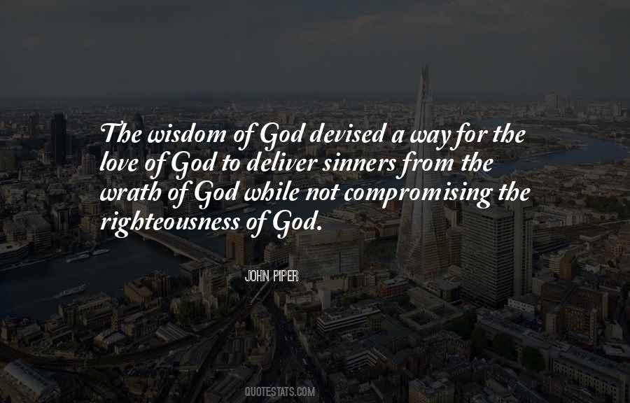 Quotes About The Wisdom Of God #1340518