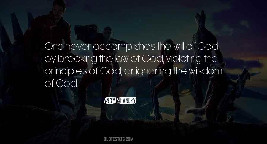 Quotes About The Wisdom Of God #1696532