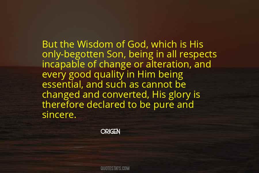 Quotes About The Wisdom Of God #813993