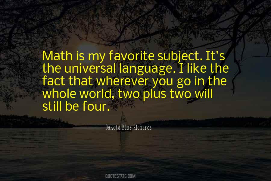 Math Language Quotes #885314