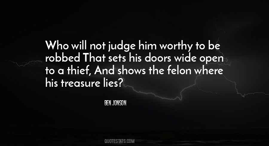 Lying Thief Quotes #215200