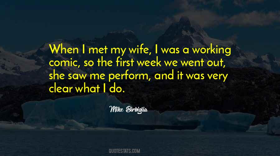 Working Wife Quotes #1699945