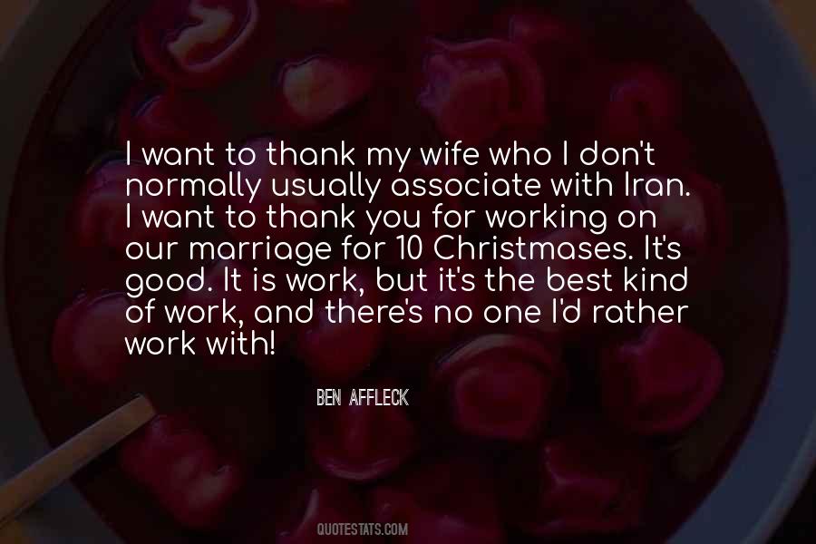 Working Wife Quotes #1741560