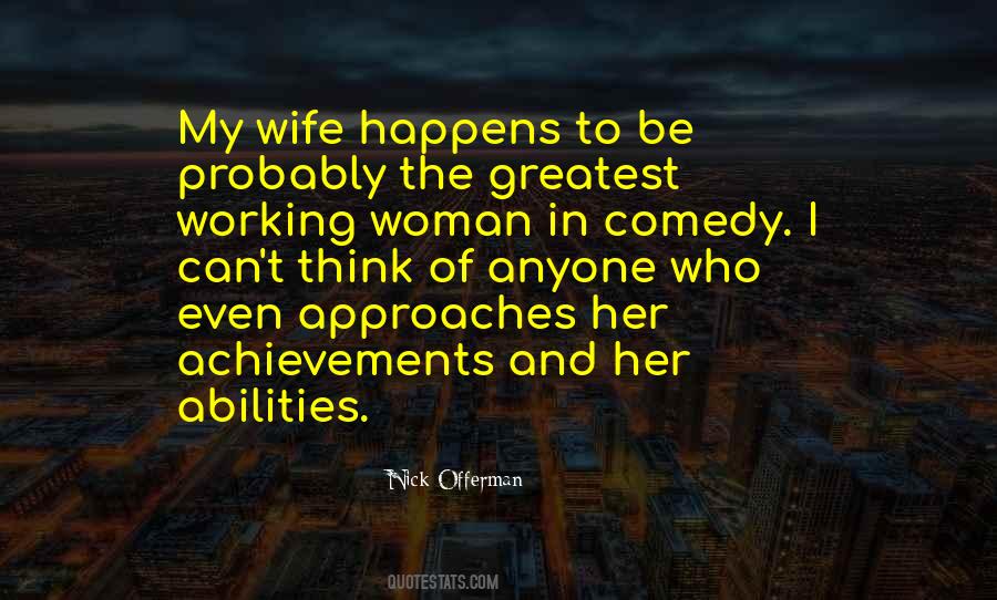 Working Wife Quotes #1785319