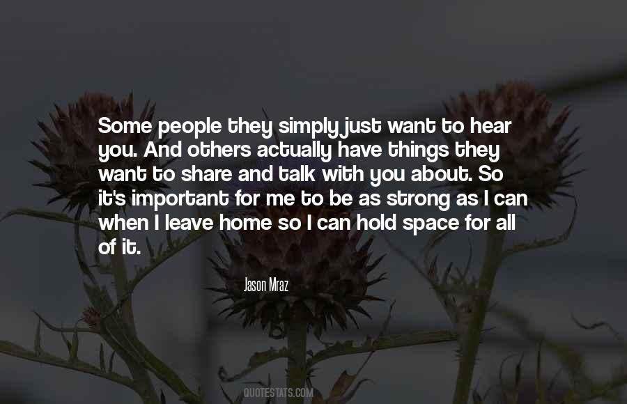 When You Talk About Me Quotes #1156188