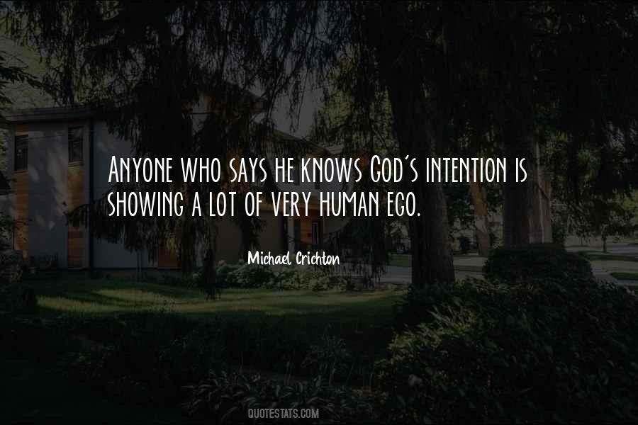 Ego God Quotes #392640