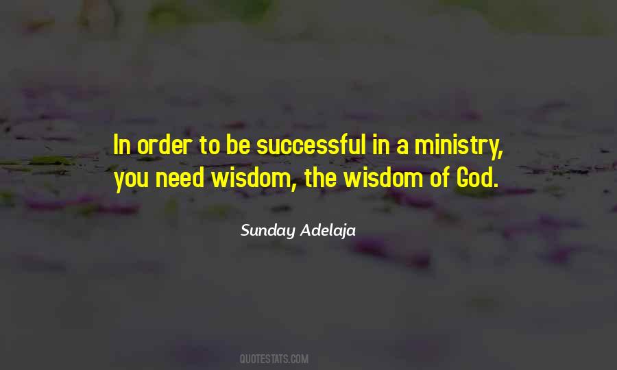 Order To Be Successful Quotes #1774677