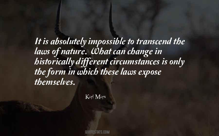 Change Of Circumstances Quotes #1010272