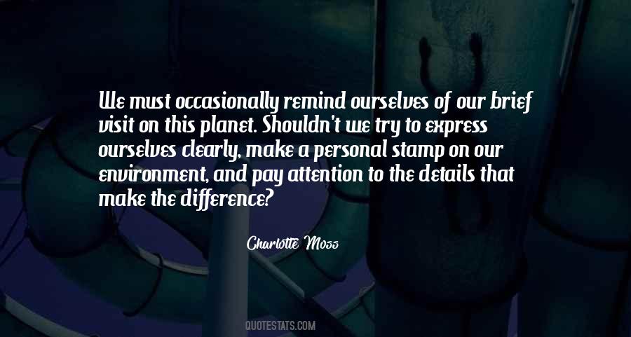 Trying To Make A Difference Quotes #1273796